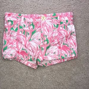 Little Girls Lilly Pulitzer Pink Colony shorts